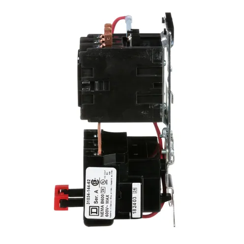 Schneider Electric 8911DPSO13V02 NEMA starter, Definite Purpose, 20A, 7.5HP at 600VAC, 3 phase, 3 pole, melting alloy, 120VAC coil, open — Accesorios generales