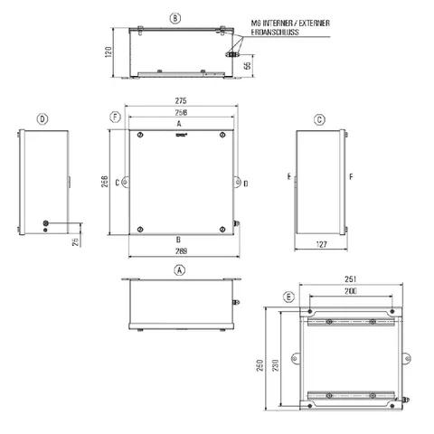 Weidmuller 1058860000 Small Terminal Box KLIPPON STB 4 SS E — Accessori generali