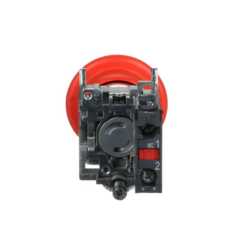 Schneider Electric XB4BT842 Emergency Stop Push Button, Latching, Red, 40 mm, 1 NC — Switches & Modular Apparatus