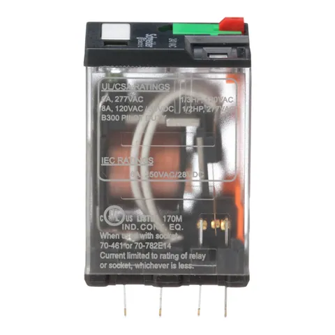 Schneider Electric 792XDXM4L-240A Power relay, SE Relays, 4PDT, 6A, 240 VAC, cover with locking push button and LED — Akcesoria ogólne
