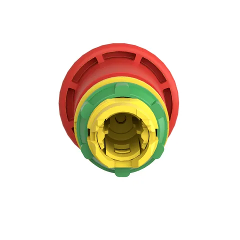 Schneider Electric ZB5AT8643M Illuminated emergency stop switching off head, Harmony XB5, plastic, red mushroom 40mm, 22mm, trigger latching push pull, with state indicator — Switches & Modular Apparatus