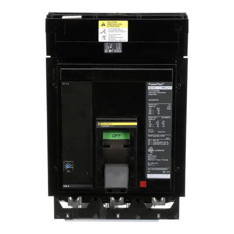 Schneider Electric MJA36700 Circuit breaker, PowerPacT M, 700A, 3 pole, 600VAC, 25kA, I-Line, ET 1.0, 80%, ABC — Accessori generali
