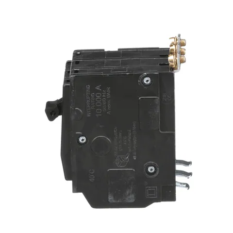 Schneider Electric QOB360 Mini Thermal Magnetic Circuit Breaker, 60A, 120/240VAC, 10kA, Bolt-on Mount — General Accessories