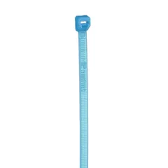 Panduit PLT3S-C76 Pan-Ty® PLT3S-C76 Cable Tie, Aqua, Tefzel, UV, High Heat, 11.6"L, 50lb, PK100 — Connectors & Plugs