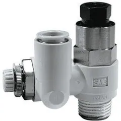 SMC ASP430F-02-06S ASP Series Speed Controller with Pilot Check Valve — Process & Flow Control Valves
