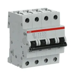 ABB S204-C20 S204-C20 Miniature Circuit Breaker - 4P - C - 20 A — Circuit Breakers & Fuses