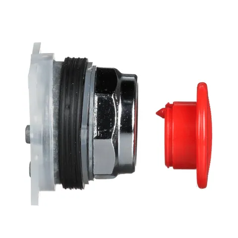 Schneider Electric 9001KR4R 30mm Push Button, Type K, mushroom button operator, 1.375 inch diameter, plastic red cap — Accessori generali