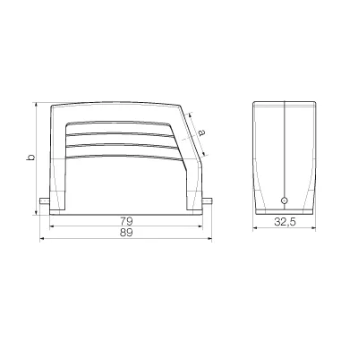 Weidmuller 1041760000 HDC 16A TSLU 1M20G — Accessori generali