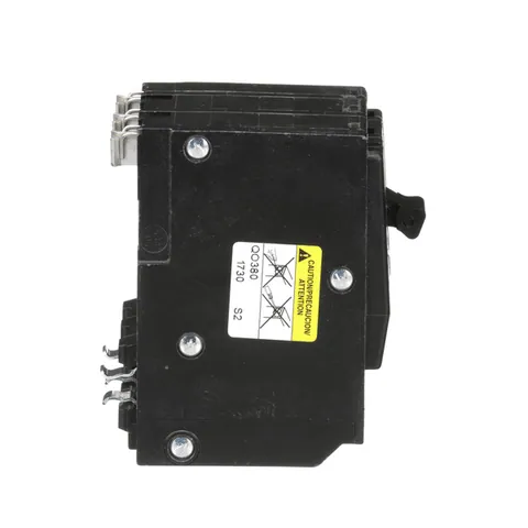 Schneider Electric QO380 Mini circuit breaker, QO, 80A, 3 pole, 120/240VAC, 10kA, plug in mount — General Accessories