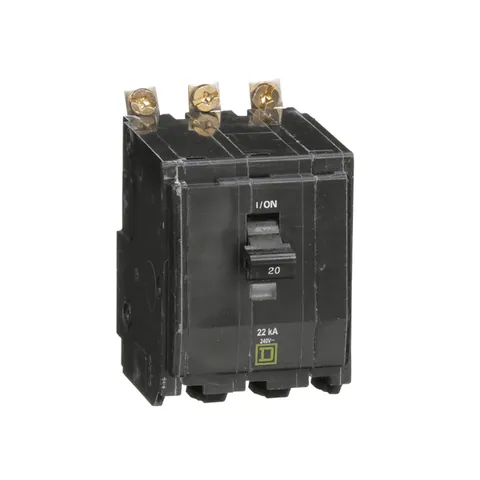 Schneider Electric QOB320VH QO 20A 3-Pole Thermal Magnetic Circuit Breaker — General Accessories