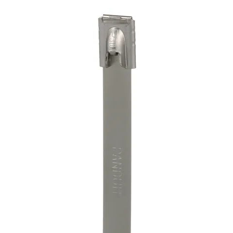 Panduit MLT4H-LP316 Pan-Steel® MLT4H-LP316 Cable Tie, SS 316, Heavy, 4" Dia., PK50 — Connectors & Plugs
