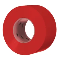 3M 7100260624 Durable Floor Marking Tape 971, Red, 3 in x 36 yd, 17 mil, 4 Rolls/Case, Individually Wrapped Conveniently Packaged — General Accessories