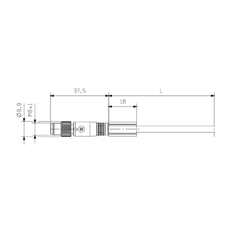Weidmuller 1927200150 SAIL-M8GM8W-4L1.5V — Industrial Cables & Wires