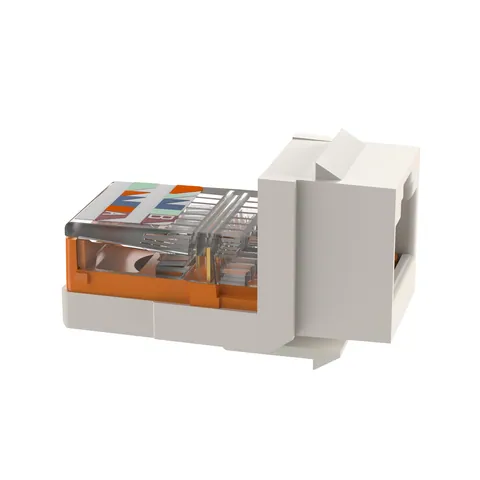 Panduit NK5E88MWHY NetKey Cat 5e Leadframe Jack, White — Accesorios generales
