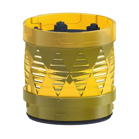 Schneider Electric XVUC48 Modular tower light, Harmony XVU, illuminated LED units, yellow, 60mm, blinking, IP65, 24V AC DC — General Accessories