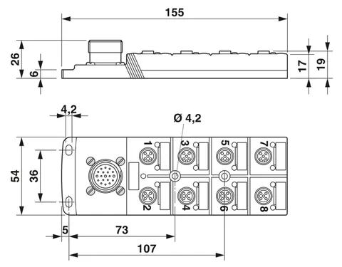 Phoenix Contact SACB816LM23 SACB-8/16-L-M23 - Distributor box — General Accessories