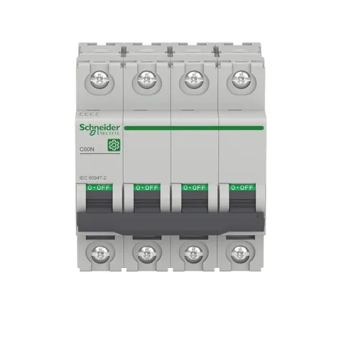 Schneider Electric M9F11425 Miniature circuit breaker, Multi9 C60N, 4P, 25A, C curve, 10kA — Interruttori automatici e fusibili
