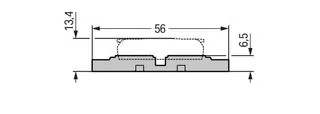 Wago 221-2524 Mounting carrier; 4-way; for inline splicing connector with lever; for screw mounting; gray — Terminal Blocks