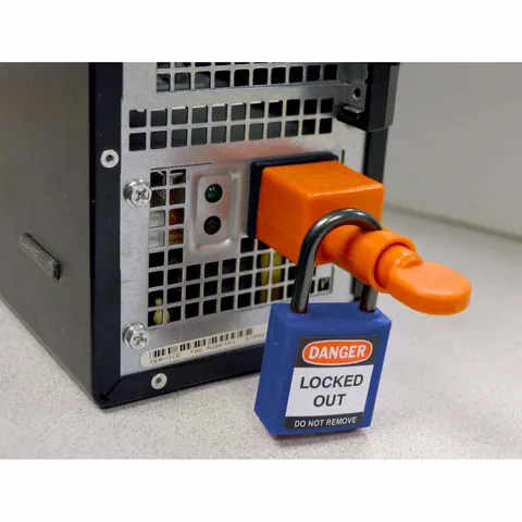 Brady Corporation 148081 Detachable IEC Power Cord Plug Lockout — Control & HMI