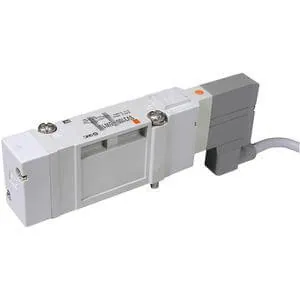 SMC SV1100-5W1U SV1000-4000, Single Valve, Subplate Type, IP67 Protection, SV1100-5W1U — Solenoid & Servo Valves