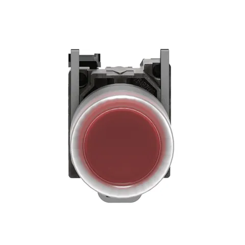 Schneider Electric XB4BP42 Harmony XB4 Metal Projecting Push Button, Red, 22mm Spring Return — Switches & Modular Apparatus