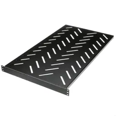 Panduit RSHLF 4-Post Rack Shelf, 1 RU, Steel, Black, 30.5" Depth — Control Cabinets & Enclosures