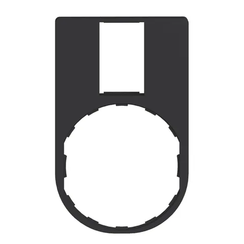 Schneider Electric ZBZ33 Legend holder 30x50mm, Harmony XB4, plastic, without legend 18x27mm — General Accessories