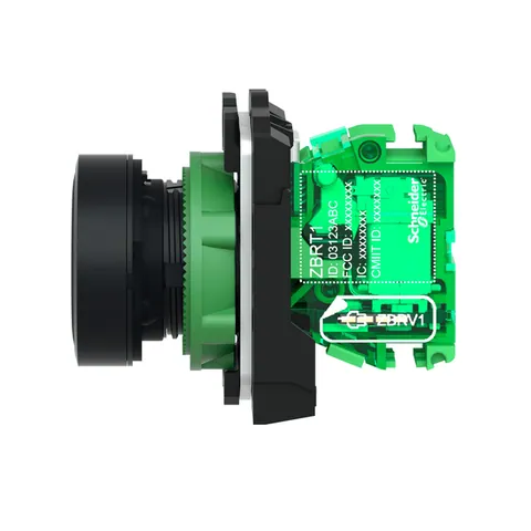 Schneider Electric ZB5RTA2 Wireless and batteryless transmitter, Harmony XB5R, push button, plastic, black, 22mm, spring return — Switches & Modular Apparatus