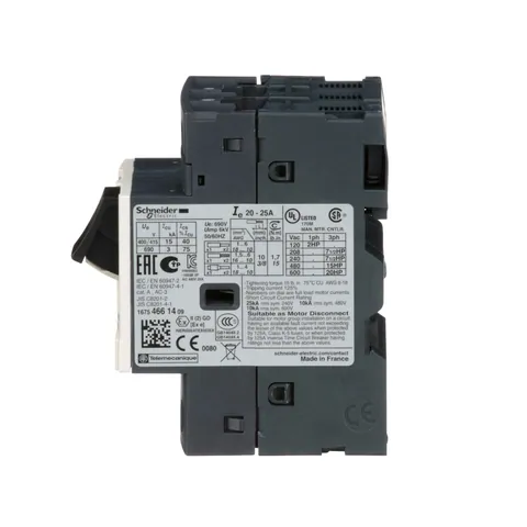 Schneider Electric GV2ME22 TeSys Deca Manual Starter and Protector — Circuit Breakers & Fuses
