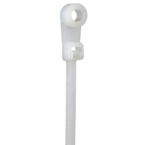 Panduit PLC2S-S10-M Locking Clamp Tie, PA6.6, M5, 7.9"L, 50lb, PK1000 — Connectors & Plugs