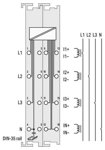 Wago 750-495 3-Phase Power Measurement; 690 VAC, 1 A — SPS