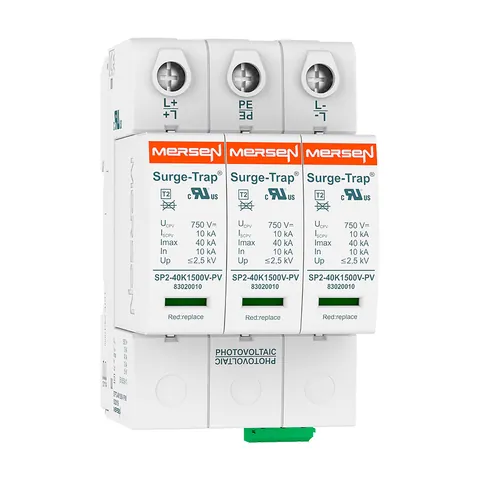 Mersen 83020140 SPD Type 2, 40kA, Ucpv 1060V, 3 Poles, 3 Modules, Pluggable — Process & Flow Control Valves