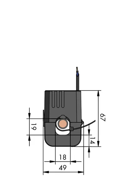 Wago 855-4001/150-001 Split-core current transformer; 150 A / 1 A; 3 m long — Allgemeines Zubehör