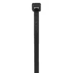 Panduit PLT2I-M0 Pan-Ty® PLT2I-M0 Cable Tie, Black, UV PA6.6, 8"L, 40lb, PK1000 — Connectors & Plugs