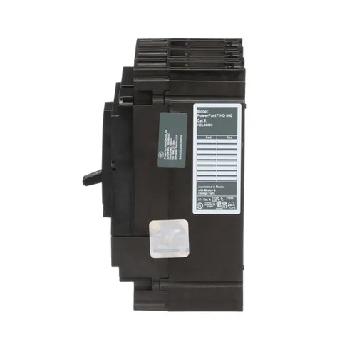 Schneider Electric HDL36030 PowerPacT H-Frame Circuit Breaker, 30A, 3 Pole, 600VAC, 14kA, Lugs, Thermal Magnetic, 80% — Accessori generali