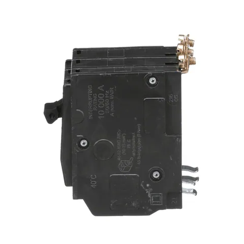 Schneider Electric QOB345 Mini circuit breaker, QO, 45A, 3 pole, 120/240VAC, 10kA, bolt on mount — General Accessories