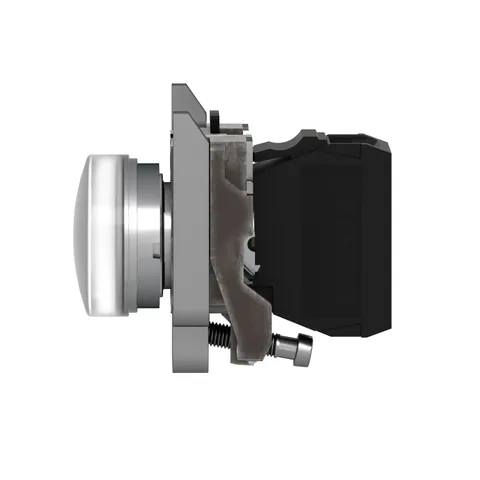 Schneider Electric XB4BVM1 XB4 Metal White Pilot Light — Switches & Modular Apparatus