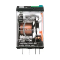 Schneider Electric 792XBXM4L-24D Power relay, SE Relays, DPDT, 12A, 24 VDC, cover with locking push button and LED — Akcesoria ogólne