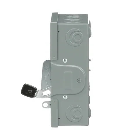 Schneider Electric D221N Safety switch, general duty, fusible, 30A, 2 pole, 7.5hp, 240VAC, NEMA 1, neutral factory installed — General Accessories