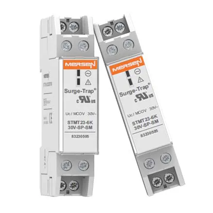Mersen 83230505 Surge Protection Device Type 2+3, 6kA, Uc30V, Slim, SP TT/TNS, 2 Poles, Monobloc, 1 Module, Remote — Allgemeines Zubehör