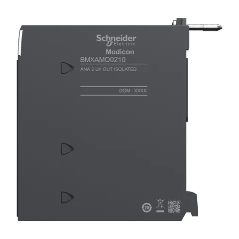 Schneider Electric BMXAMO0210 analog isolated high level output module, Modicon X80, 2 outputs, 0 to 20mA, 4 to 20mA, 10V positive or negative — Power Supplies & Controllers
