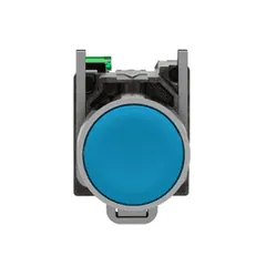 Schneider Electric ZB4RTA6 Wireless and batteryless transmitter, Harmony XB5R, push button, metal, blue, 22mm, spring return — General Accessories