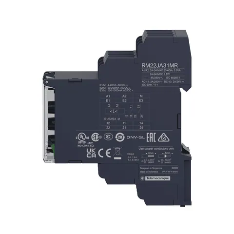 Schneider Electric RM22JA31MR Current Control Relay, Harmony Control Relays, 4mA…1 A, 2CO, 24…240V AC DC — Allgemeines Zubehör