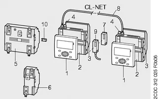 ABB 1SVR440799R6100 CL-LAS.TK002 Connecting cable for connection with logic relays — General Accessories