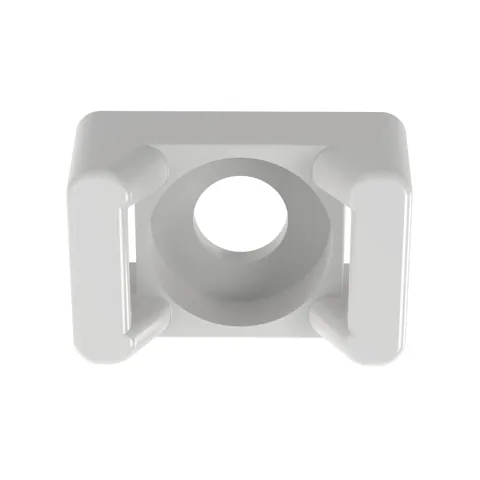 Panduit TM1S6-M TM1S6-M Cable Tie Mount, Natural, PA 6.6, Screw, 0.51x0.32", PK1000 — Connectors & Plugs