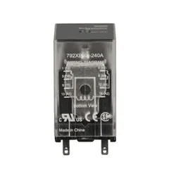 Schneider Electric 792XBXC-240A Power relay, SE Relays, DPDT, 12A, 240 VAC, clear cover — Akcesoria ogólne