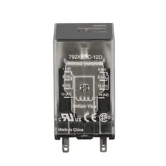 Schneider Electric 792XBXC-12D Power relay, SE Relays, DPDT, 12A, 12 VDC, clear cover — Akcesoria ogólne