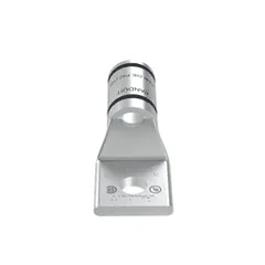 Panduit LCA1/0-14-X Compression Lug, 1/0, Tin-Plated Copper, Straight, One 1/4" Stud, PK10 — Industrial Cables & Wires