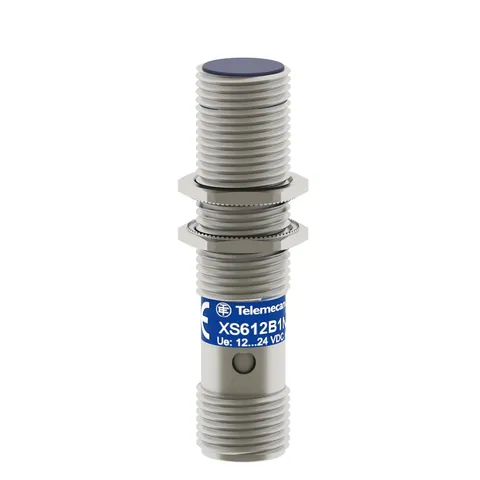 Schneider Electric XS612B1DBM12 Inductive Sensor XS6 M12, Length 61mm, Brass, Sn 4mm, 12...48 VDC — Näherungs- & induktive Sensoren