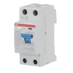 ABB 2CSF202101R1250 F202 A-25/0.03 Residual Current Circuit Breaker (2P) Type 30 mA — Power Supply